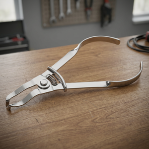 Forceps manuel Palodent Plus pour la pose d'anneaux, avec fonction de verrouillage et bras angulaires, en acier, couleur argent, Classe I - Product Image 2