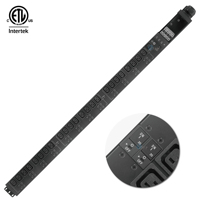 PDU intelligent à échange à chaud 90 kW 240 V 415 V avec compteur numérique intelligent IP, PDU intelligent C19, chaque port avec un voyant lumineux et un disjoncteur 125 A