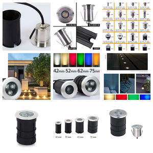 Lampada da esterno in acciaio inossidabile IP68 muslimata sotterranea 1 w3w luce a LED interrata luce subacquea a LED - Product Image 2