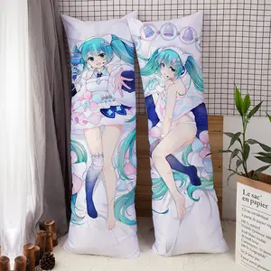 Hole Dakimakura Casos Personalizados Anime Almofadas Corpo Adulto Miku Japonês 18X Hentai Waifu Travesseiro