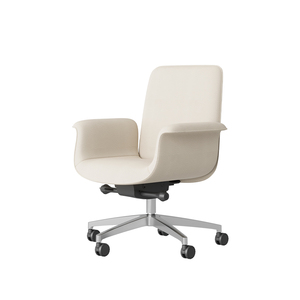 Designer White <span class=keywords><strong>Leather</strong></span> Swivel Recline Kunstleder <span class=keywords><strong>Office</strong></span> Meeting <span class=keywords><strong>Chair</strong></span> Bequemer Executive <span class=keywords><strong>Chair</strong></span> mit Rädern - Product Image 6