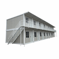 Cette maison préfabriquée modulaire en conteneur présente une forte résistance au feu pour les bureaux d'ingénierie et les dortoirs du personnel.