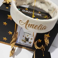 Etsy mon premier Islami neutre lit cloche personnalisé musical feutre jouets en peluche Kaaba cube coran bébé berceau mobiles pour enfants