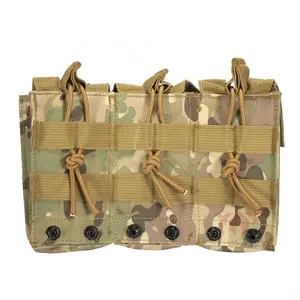 Yakeda Tactical Mag Pouch Titular Canguru Triplo Camo Coldre Equipo Tactico Molle Outdoor Duty Cinto Tactical Magazine Pouch
