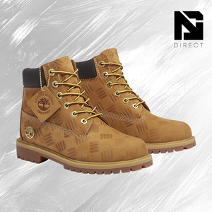 Botas Impermeables Premium de 6 Pulgadas, Botines de Cuero con Cordones, Punta Redonda, Logotipo Grabado, Suela de Goma, para Todas las Temporadas, Estilo Martin - Product Image 2