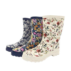 Водонепроницаемые детские резиновые сапоги-миди унисекс с принтом динозавров, нескользящая резиновая подошва, легкие и дышащие - Product Image 5