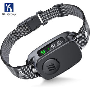 Venta al por mayor de cinta de nylon personalizable <span class=keywords><strong>Collar</strong></span> de entrenamiento para perros HD pantalla digital recargable <span class=keywords><strong>Control</strong></span> de ladridos <span class=keywords><strong>Collar</strong></span> de choque directo de fábrica - Product Image 1