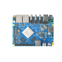 NanoPC-T6 LTS Mini Smart IoT Gateway Router WiFi Kantor & Rumah 6Tops NPU CPU 2X PCle Port Ethernet 2.5G Papan Pengembangan AI Edge