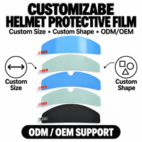 Autocollant anti-buée sans outil pour casque de moto, offrant une visibilité élevée et une conduite sécurisée, fourni par le fabricant