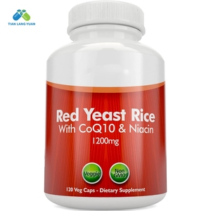 Paquete OEM Soporte <span class=keywords><strong>para</strong></span> la salud Cápsulas de arroz de <span class=keywords><strong>levadura</strong></span> roja 1200mg por porción Cápsula mixta COQ10 Etiquetas privadas - Product Image 2