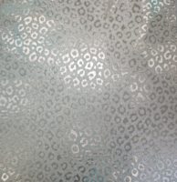 Cuir synthétique PU de haute qualité, brillant, à motif léopard, estampage à chaud, effet laser irisé, pour étiquettes en cuir