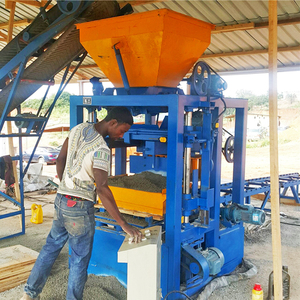 <span class=keywords><strong>QT4</strong></span>-24 nhỏ giá rẻ CHB rỗng khối bê tông Máy làm pondeuse de briques Manuel - Product Image 4