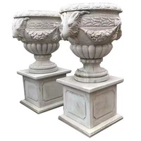 Pot de fleur de jardinière en béton moderne d'approvisionnement direct d'usine pour la décoration de construction de maison de jardin extérieur