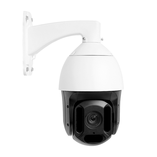 Uniview Camera 2MP+2MP Dual Lens Camera Outdoor Audio Night Vision Human Tracking 4X Zoom PTZ Camera
