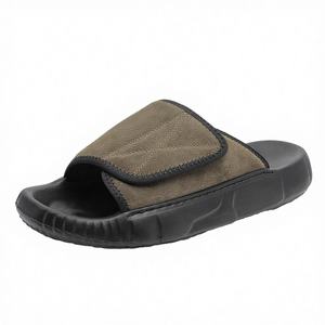 Sandalias de Verano para Hombre, Nuevas, de Cuero Genuino, con Diseño Geométrico, Deportivas, Transpirables, Casuales, con Suela Suave, Estilo Slip-On - Product Image 1