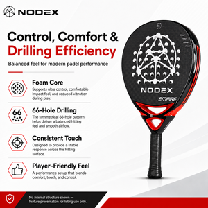 Raqueta de Pádel NODEX de Fibra de Carbono 12k a Precio de Fábrica para Jugadores Avanzados - Product Image 5