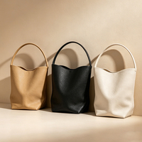 Sac seau en cuir véritable, haute fidélité client, poignée réglable, mini sac à main pour femme, logo personnalisé