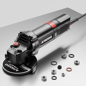 <span class=keywords><strong>Smerigliatrice</strong></span> Angolare Elettrica Industriale da 100mm con Cavo, Motore a <span class=keywords><strong>Spazzole</strong></span>, per Taglio Acciaio Inox, Uso Generale - Ingrosso Fabbrica Fai-da-te - Product Image 5