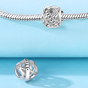 Collana pendente con fiocco di neve 925 in argento Sterling - Product Image 2