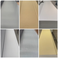 Panel Sándwich de PU Metálico Sólido, Ecológico y Reciclable, Aislamiento Térmico, Ahorro de Energía, Revestimiento de Paredes, Bajo Contenido de Carbono, Moderno para el Hogar