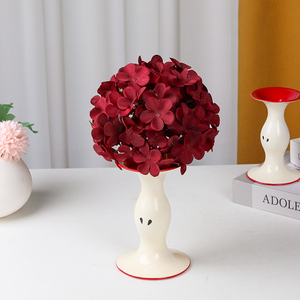Ceramic Creative Apple Core Shape <strong>Vase</strong> Set of <strong>2</strong> Large and Small Modern Art <strong>Flower</strong> <strong>Vase</strong> for Living Room Shelf Table Home Decor - Product Image 3