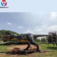 Jurassic Aniamtronic dinozor parkı gerçekçi mekanik Robot dinozor modeli kids 'kapalı reçine eğlence parkı binmek