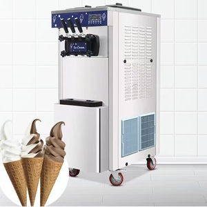 Bán chạy nhất thép không gỉ Máy làm kem thương mại Ice Cream Maker để bán với ba hương vị mùa hè - Product Image 4