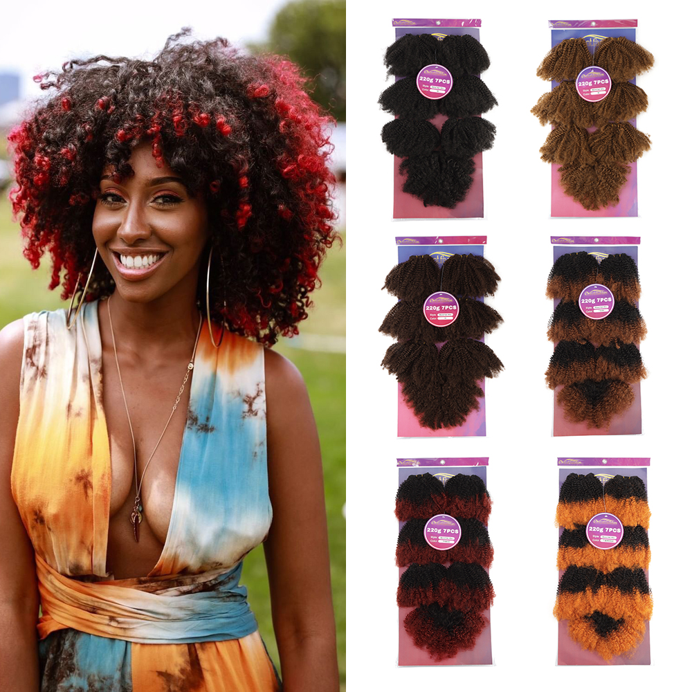 00:33Super Soft Synthetic Blend Hair Packet Hair with Closure Wholesale 7pcs/set Afro Kinky Blend$9.37-10.53Min. Order: 1 packChat now - Image 1