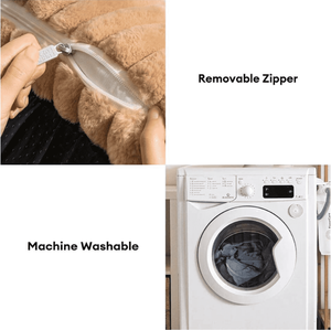 Venta caliente cubierta extraíble sofá cama para mascotas Fondo impermeable piel esponjosa Cama grande para perros cama personalizada de felpa a rayas para mascotas - Product Image 4