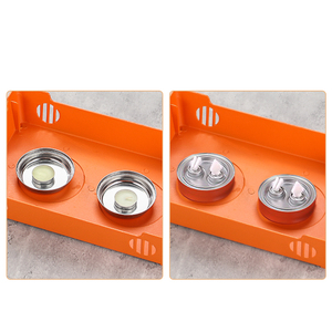 Fornello a Gas Moderno Rettangolare in Lega di Alluminio per Campeggio e Uso Commerciale, con Piastra <span class=keywords><strong>Antiaderente</strong></span> per Grigliare Pesce e Fornello ad Alcool - Product Image 5