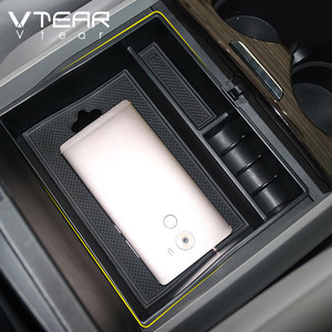 Vtear para Toyota <span class=keywords><strong>Sienna</strong></span> coche reposabrazos caja de almacenamiento central contenedor titular estilo insertar bandeja de la tablilla de caso accesorios de auto - Product Image 5