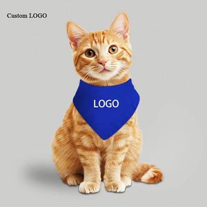 Pañuelos Triangulares con Logotipo Personalizado - Poliéster Ecológico, Impresión Digital para Moda de Mascotas, Ideal para Promociones - Product Image 1