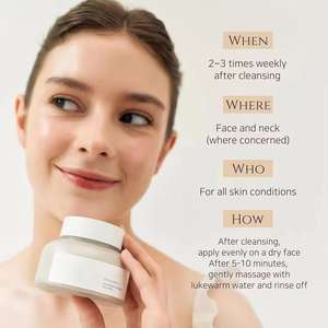 Cuidado DE LA PIEL coreana Poro aceitoso Conjuntos de belleza Honey Glow Mask Ground Rice Toner Revive Eye Bag Removal Cream Glow Deep Serum - Product Image 5