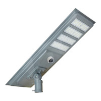 Lampu Jalan LED 80W Pabrik OEM, Sudut Lebar, Sensor Gerak, Kamera Terintegrasi, Tenaga Surya, untuk Proyektor Stadion