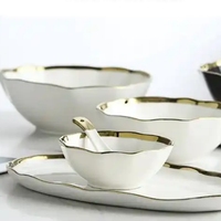 Nouvelle collection de vaisselle unique pour banquets : Assiettes de mariage, bols à ramen et services de table en porcelaine