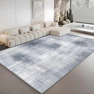 Alfombra Rectangular Abstracta Italiana H-089, Imitación de Cachemira, Antideslizante, Resistente a las Manchas, Alfombra para Entrada de Casa - Product Image 1