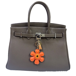 PU da Hoa Hướng Dương Keychain da hoa ví túi xách quyến rũ Mặt dây chuyền cho cô gái trang trí nội thất phụ kiện Ngày Valentine Quà Tặng - Product Image 1