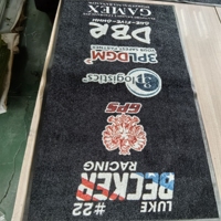 Benutzer definierte PVC Logo Tür matte Quadratischer Schaum Teppich Druck muster Benutzer definiertes Logo Willkommen matte