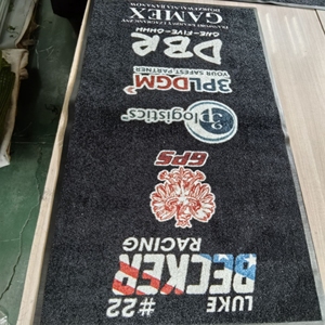 Alfombrilla para puerta con logotipo personalizado de PVC Alfombra cuadrada de espuma Patrón de impresión Alfombrilla de bienvenida con logotipo personalizado - Product Image 6