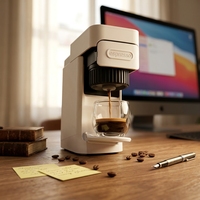 Machine à café expresso portable professionnelle de haute qualité en gros avec système d'eau chaude 20 bars facile à transporter