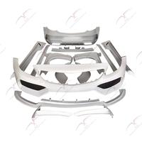 Kit carrosserie large style PD en fibre de carbone pour Mercedes-Benz Classe C W205 2015-2018 : pare-chocs avant et arrière, ailes, jupes latérales et aileron arrière