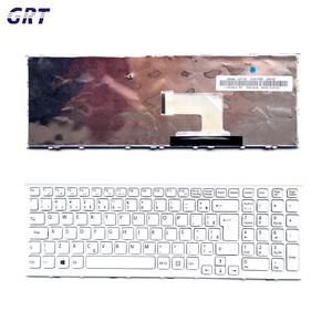 Teclado para portátil Sunrex para SONY VAIO VPC-EH VPCEH VPC-EH-PCG-71911M, diseño BR blanco - Product Image 1