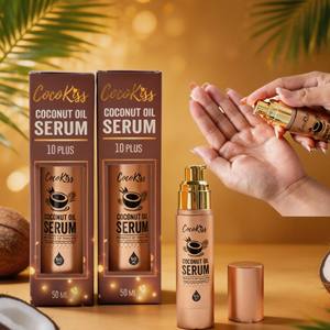 Sérum à l'huile de coco naturelle CocoKiss, huile multi-usages pour les cheveux et la peau, pour femmes, tous types de peau, hydratation intense et usage quotidien - Product Image 5