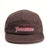 Gorra de 5 Paneles Personalizada, Gorra de Béisbol con Letras Bordadas, Venta al por Mayor, Unisex, Estilo Hip Hop, Vintage, Algodón, OEM