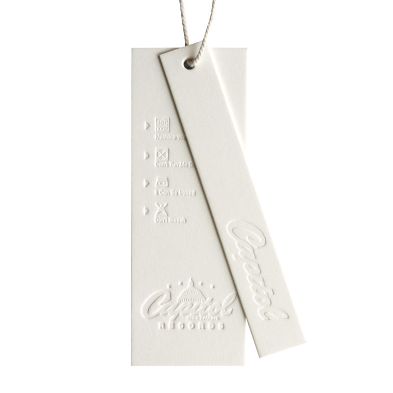 Factory Free Logo Design Custom Brand Name Clothing Swing Tags Garment Clothes Taggs Labels Hang Tag for Clothing
