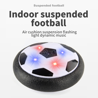 LKTOYS 18CM Jouet de football suspendu pour enfants Lévitation Jouet de football léger et musical Ballon de football en mousse flottant à coussin d'air