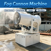 Canon à brouillard mobile, portée de 30 m, machine de suppression de la poussière, canon à eau automatique, exploitation minière et construction
