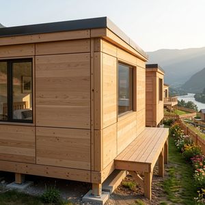 Cabane de villégiature <span class=keywords><strong>en</strong></span> <span class=keywords><strong>bois</strong></span> préfabriquée moderne, villa modulaire préfabriquée, <span class=keywords><strong>maison</strong></span> préfabriquée portable, mini-<span class=keywords><strong>maison</strong></span> pour jardin, Airbnb, <span class=keywords><strong>maison</strong></span> d'hôtes - Product Image 5