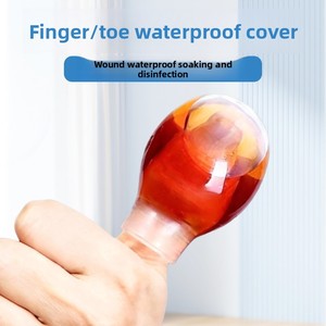 Coperture Protettive Riutilizzabili <span class=keywords><strong>in</strong></span> <span class=keywords><strong>Silicone</strong></span> per Dita di Mani e Piedi, Impermeabili, Universali, per Tagli e Bagno, <span class=keywords><strong>in</strong></span> Bianco/Blu/Giallo - Product Image 2