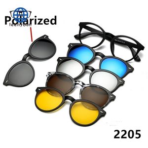 Lunettes de soleil polarisées Teenyoun Pc, miroir, vision nocturne, 5 <span class=keywords><strong>en</strong></span> 1, clip magnétique sur lunettes de soleil pour hommes, lunettes de soleil <span class=keywords><strong>En</strong></span> Gafas De <span class=keywords><strong>Sol</strong></span> - Product Image 6